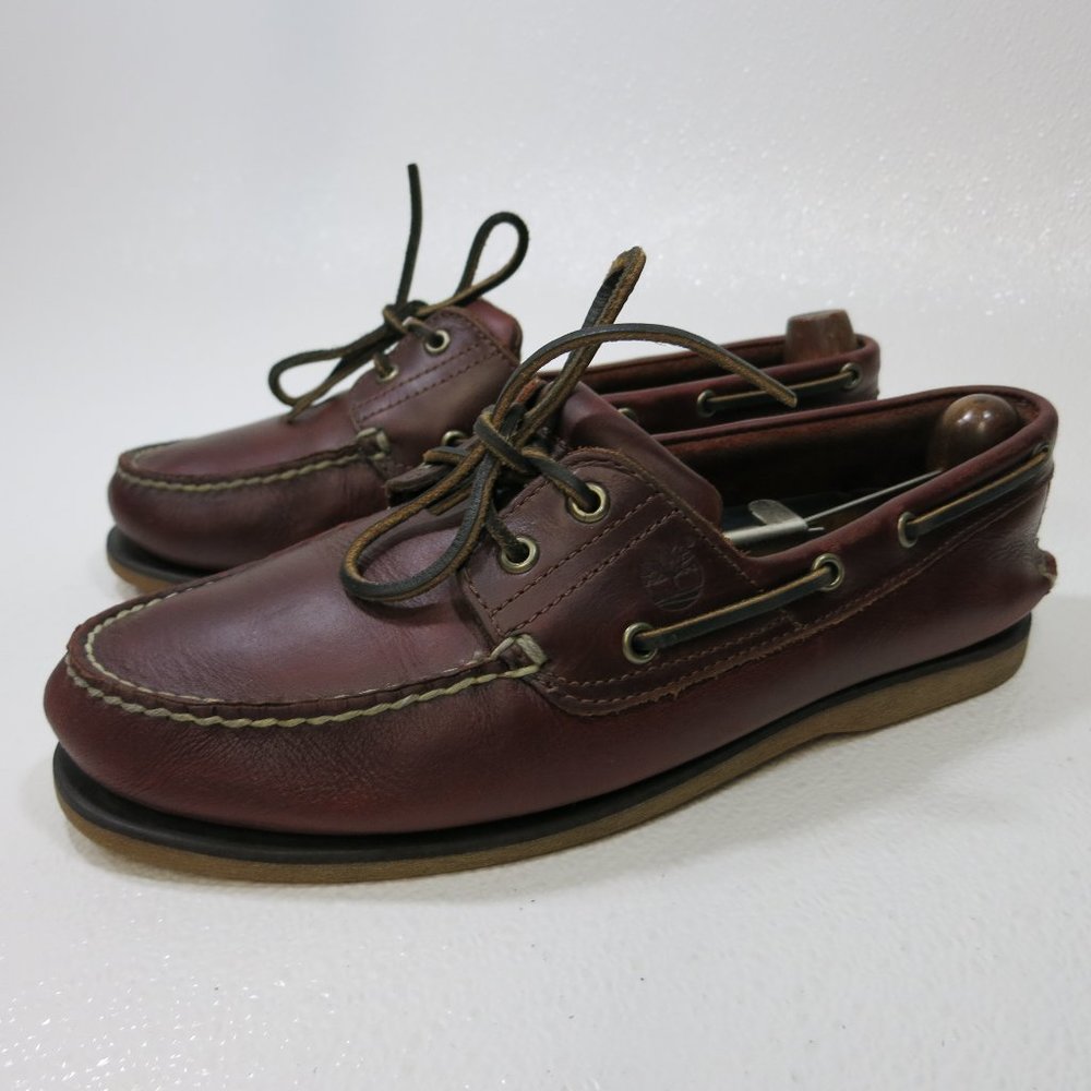 Timberland Oil Tanned Leather Men's Deck Boat Nautical Shoes 10.5